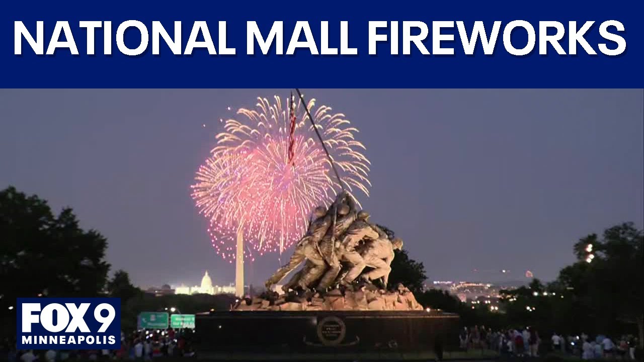 July 4 fireworks on Washington D.C. National Mall