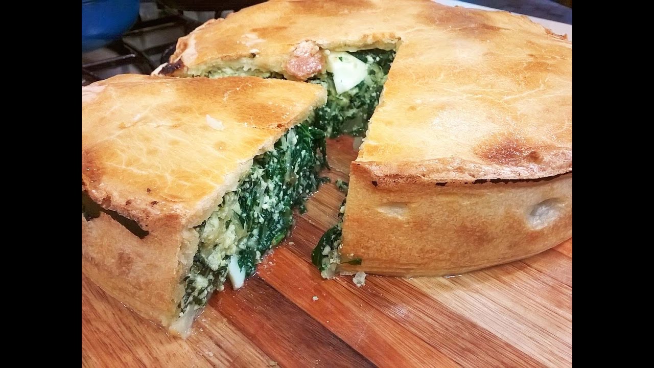 Pascualina en masa de oliva