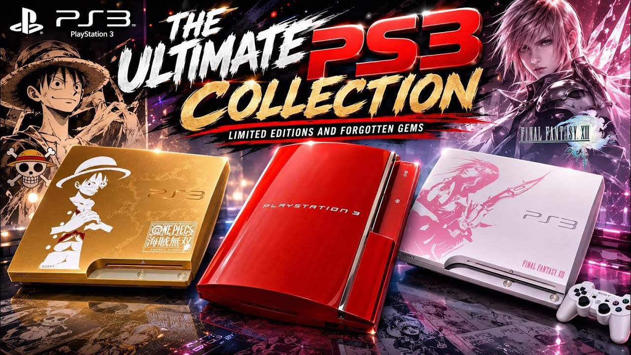 Every PS3 Ever Made – All Models & Collector Editions (FAT, Slim, Super Slim)