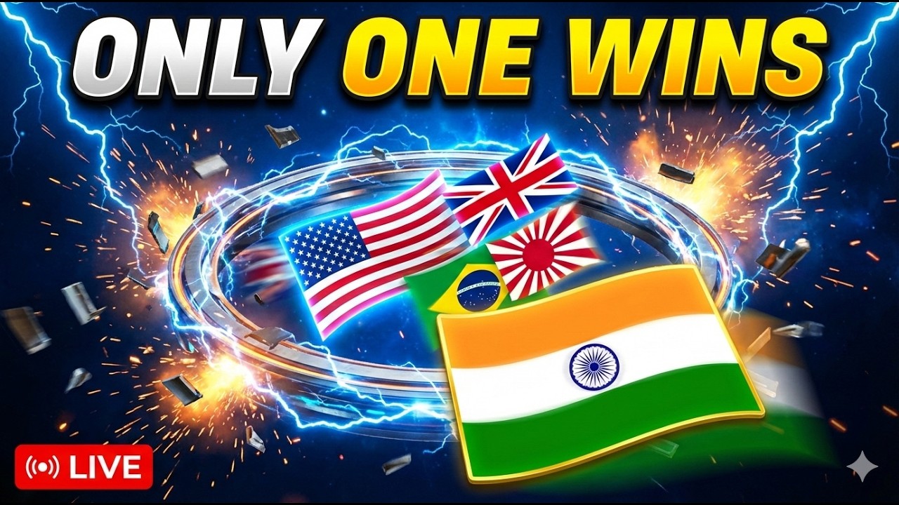 🌍 90+ World Flags Enter… Only 1 Survives! | LIVE Global Battle Arena
