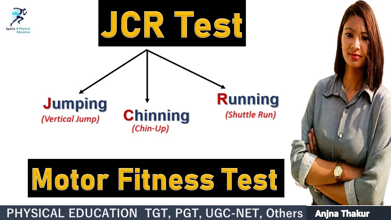 JCR test in Physical Education in Hindi | JCR Motor Fitness Test | Physical Fitness Test