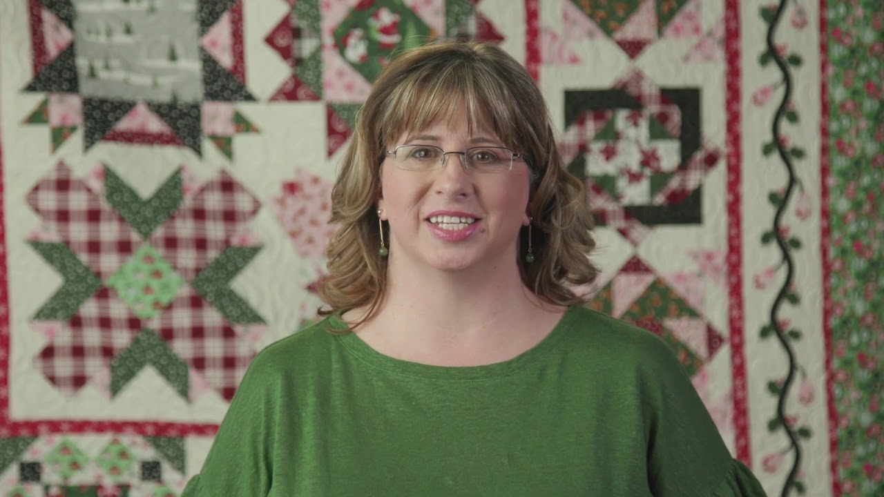 Winter Cheer – Lesson 6  Cutting Unusual Measurements & Unusual Piecing