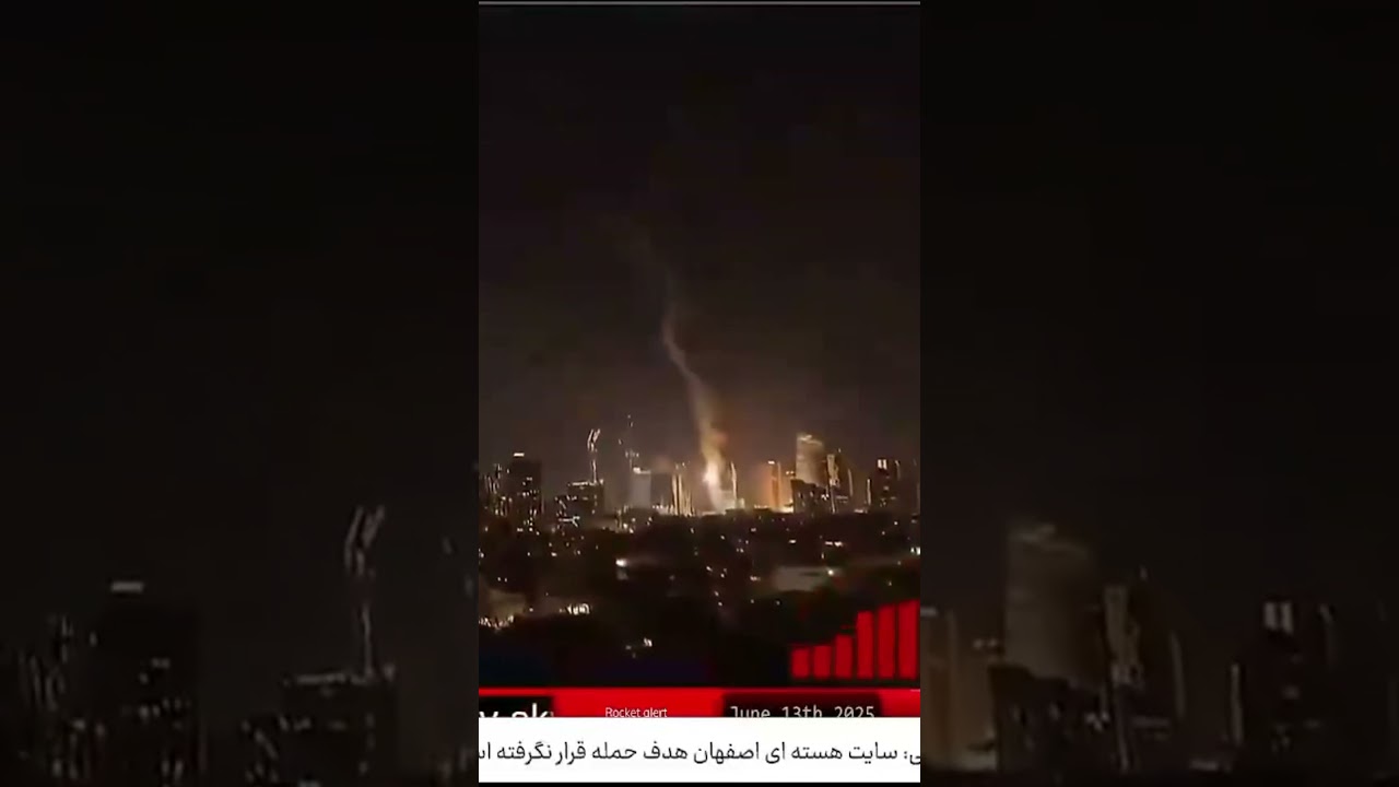 IRAŃSKI POCISK BALISTYCZNY UDERZYŁ W TEL AWIW