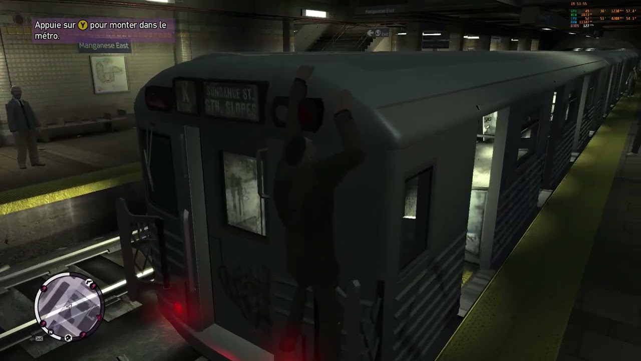 Je fous encore le bordel dans le métro de liberty city 