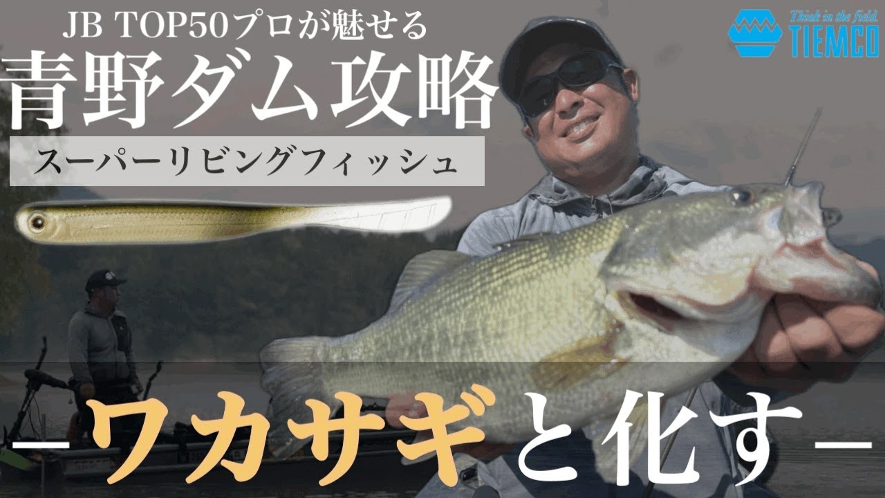 JB TOP50プロが魅せる青野ダム攻略 スーパーリビングフィッシュ【藤原啓司】/ Tiemco Bass Fishing JP / ティムコ バスフィッシング