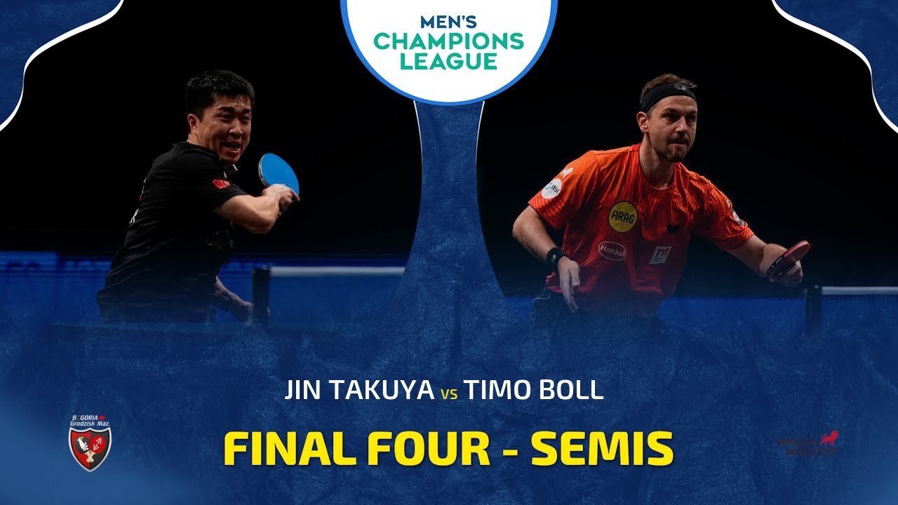 Jin Takuya vs Timo Boll | CHAMPIONS LEAGUE FINAL FOUR 2025 | FULL MATCH HIGHLIGHTS
