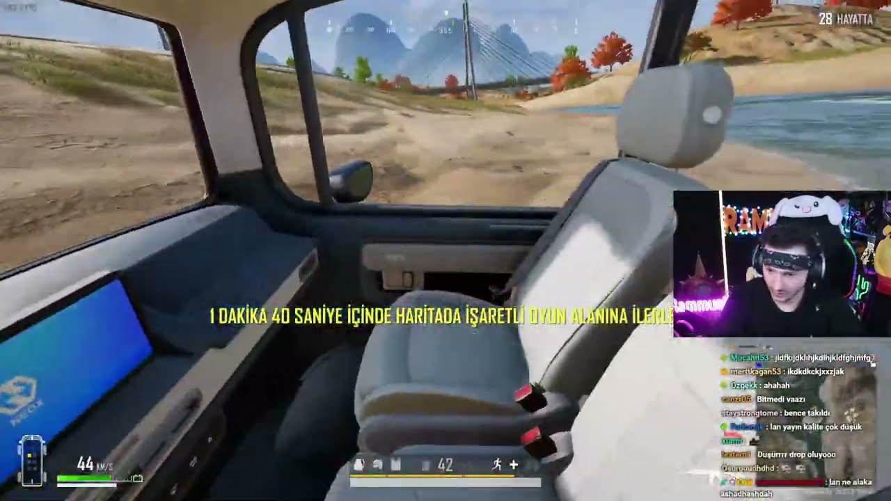 RAMMUS53 - KAZANAMAZ DIYENLER NEREDE ? ARABAYLA EZMEK SERBEST I PUBG