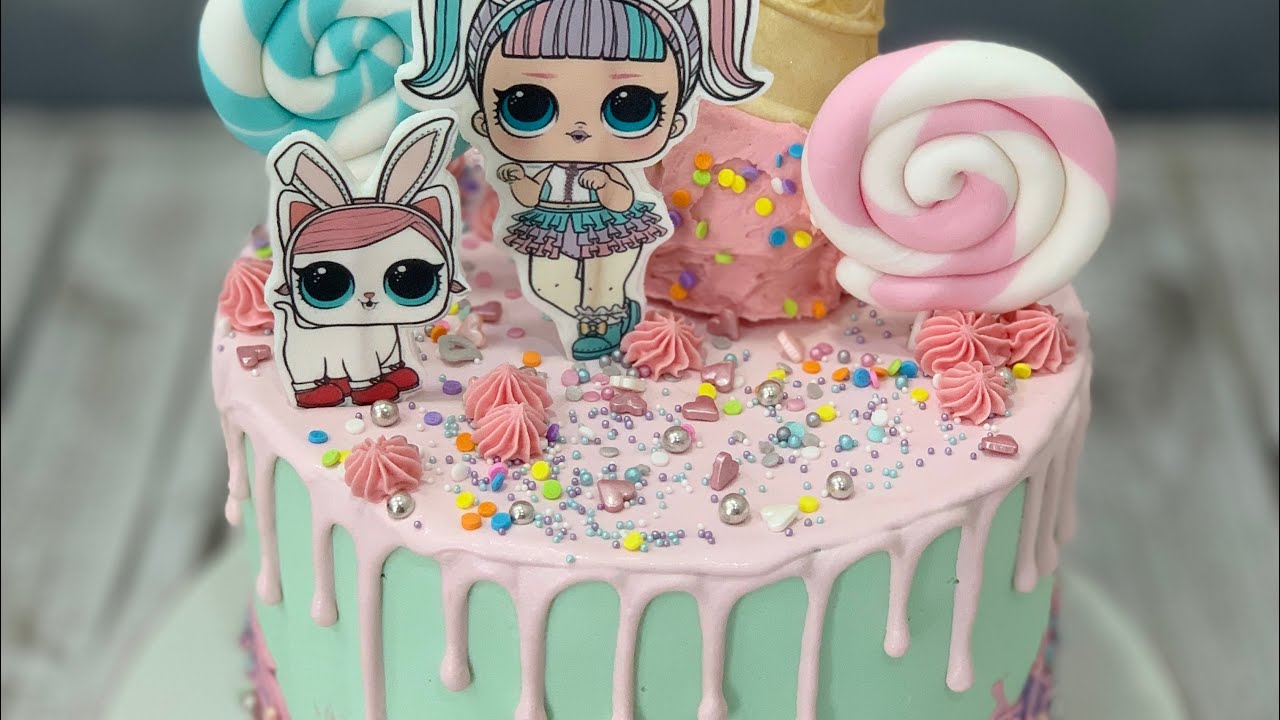 LOL Surprise Drip Cake
