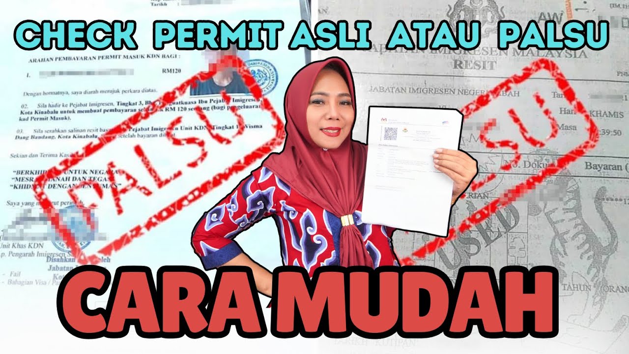 Mudah 👍🏼 Ini Cara Check Permit Kita Itu ASLI Atau PALSU ⁉