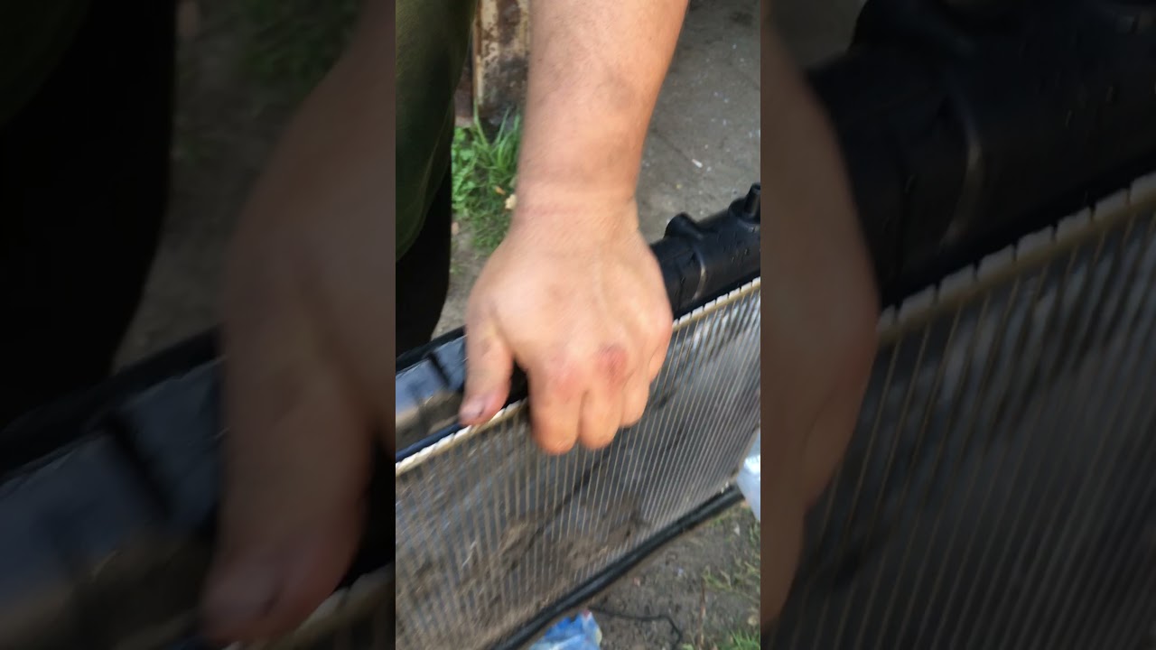 Установка нового бачка и прокладки радиатор зд30 Nissan Patrol y61