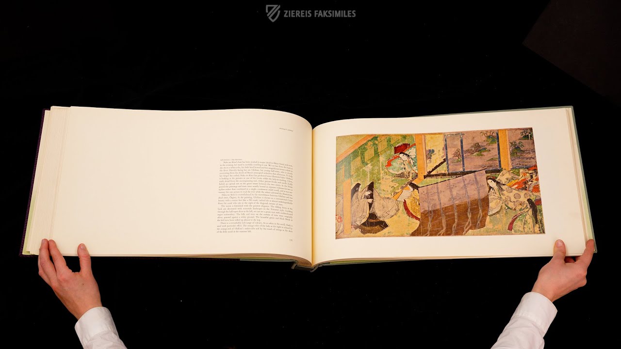 THE TALE OF GENJI SCROLL - Browsing Facsimile Editions (4K / UHD)