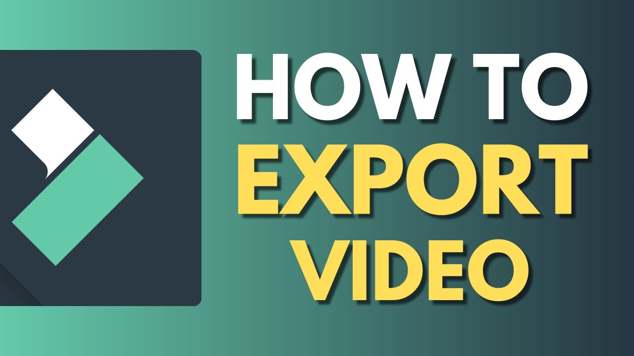 How To Export Video in Filmora | Render Video Easy | Wondershare Filmora Tutorial