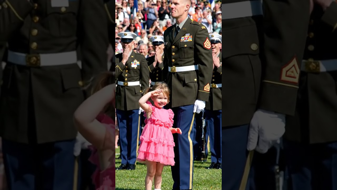 👶 Tiny Commander Takes Over Military Parade 😂❤️#BabyCommander #MilitaryBaby #CuteMoment