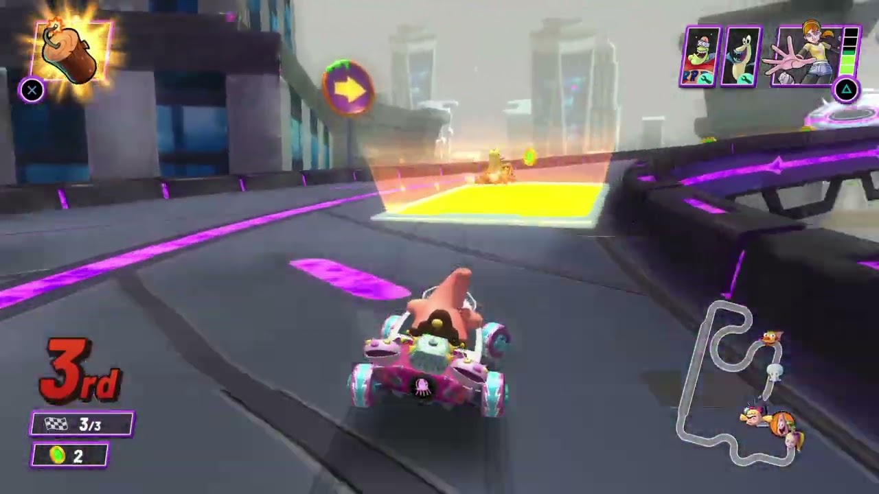 Nickelodeon Kart Racers 2 Grand Prix D R E A M CUP FAST 1 STAR PATRICK PS4