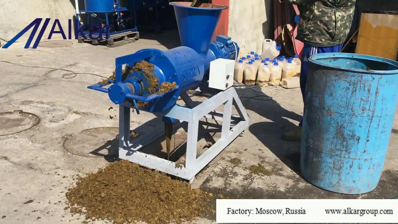 SEPRA dewatering machine