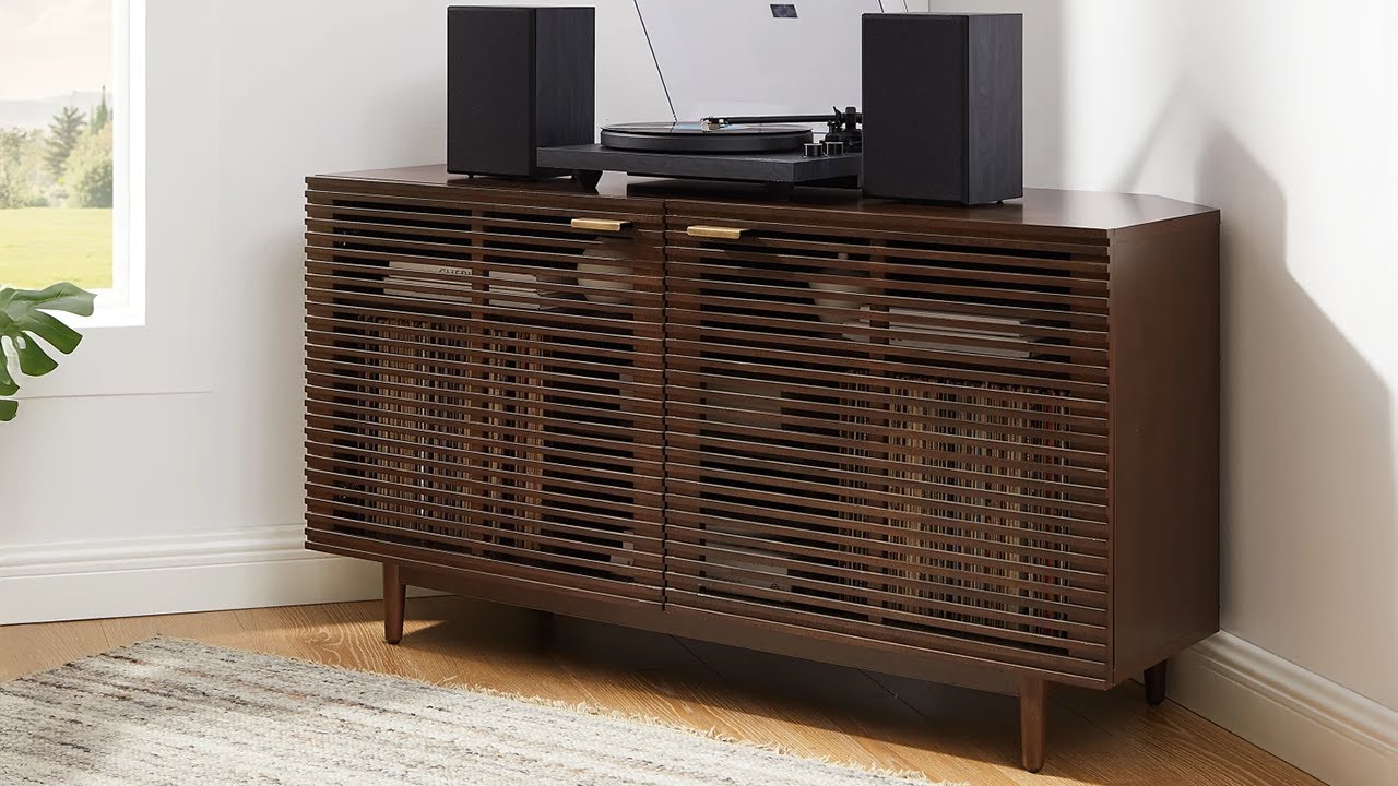 Cameron Corner Record Player Cabinet | Crosley Furniture