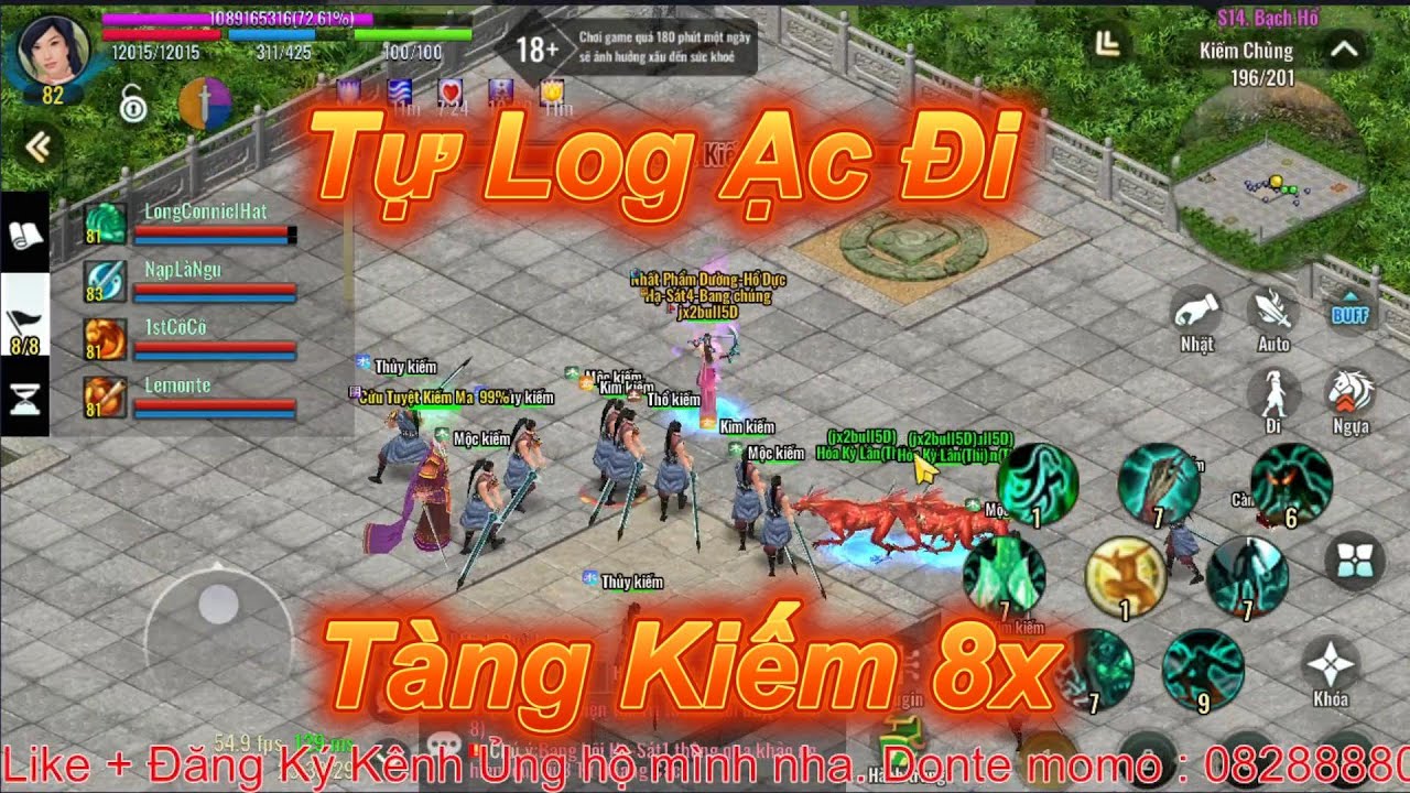Hướng Dẫn MỘT MÌNH Log Ạc Tự Đi Tàng Kiếm Trong Kiếm Hiệp Tình 2 Mobile