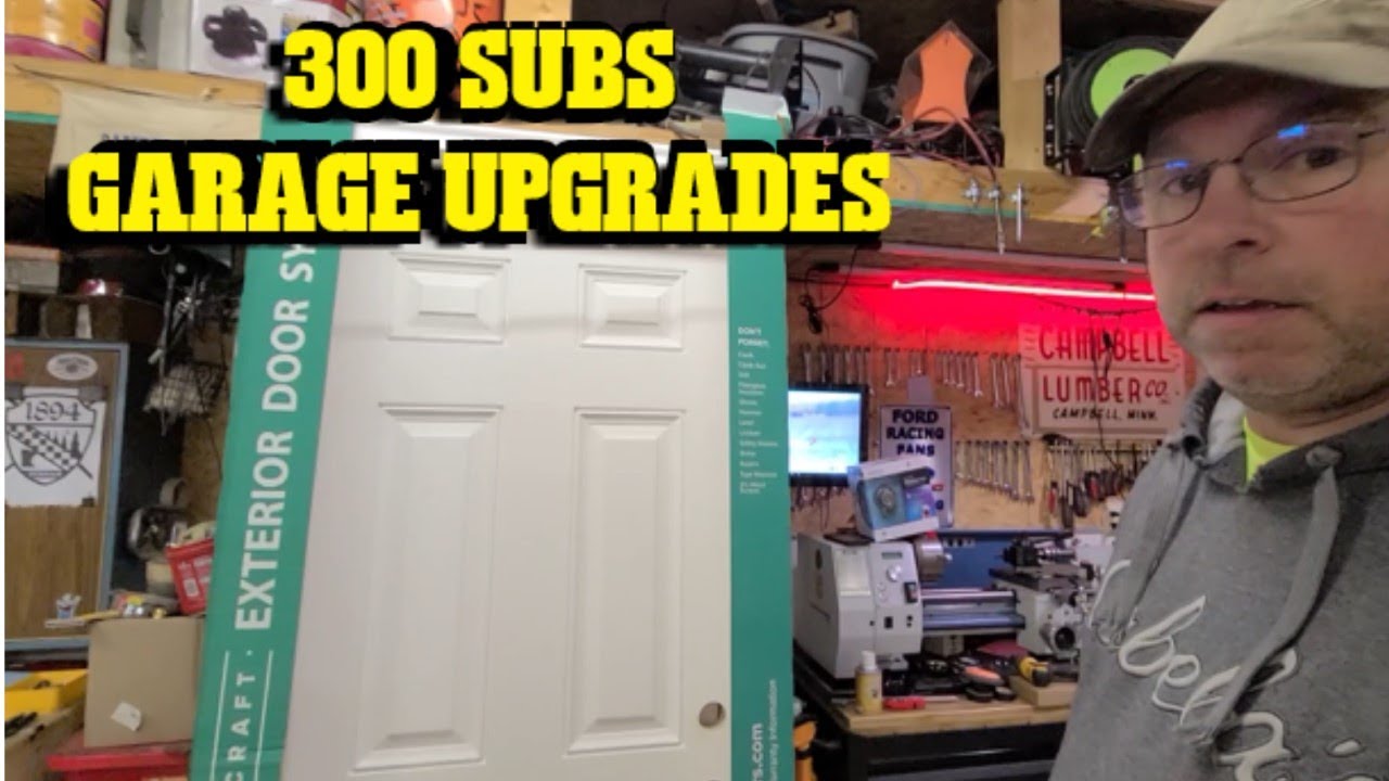 300 subs Garage Efficiency upgrades! #shopupgrade #diy #thumbprintlock