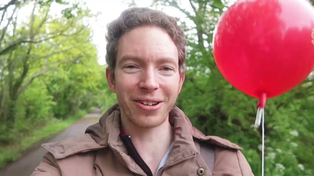 Just Walking A Balloon To Avon Valley Railway (Bitton Station)