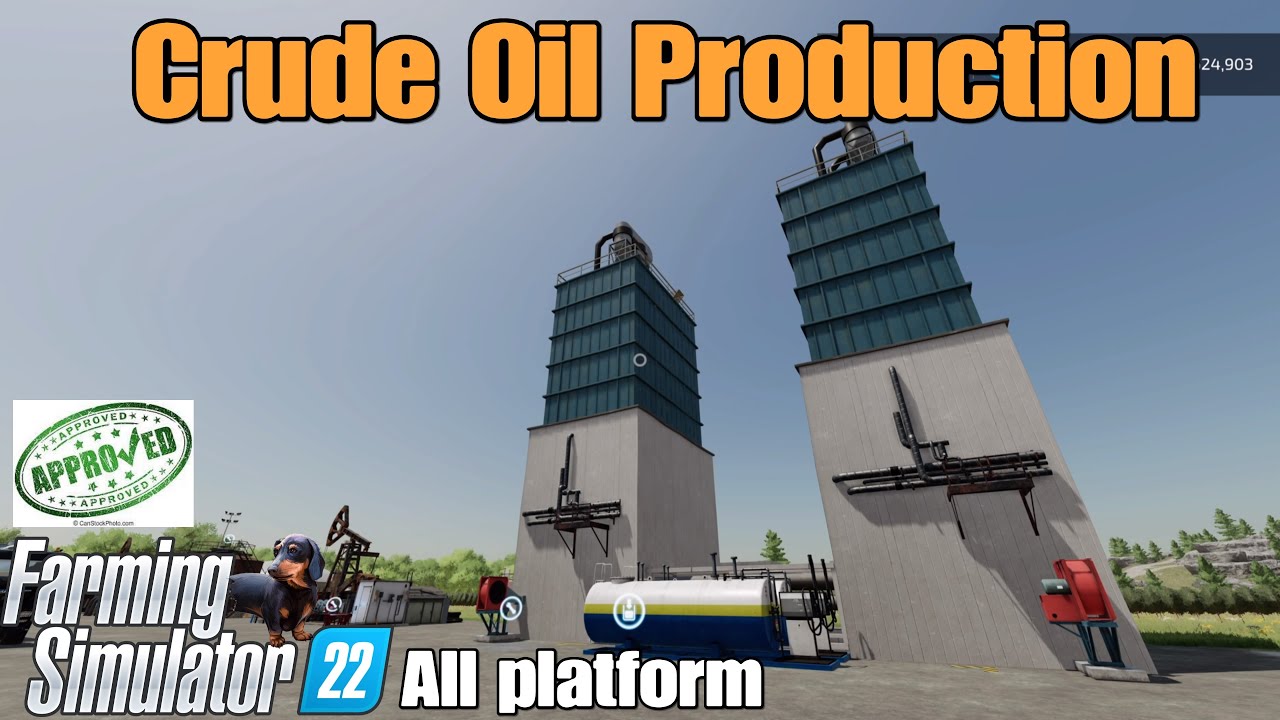 Crude Oil Production  FS22 mod for all platforms
