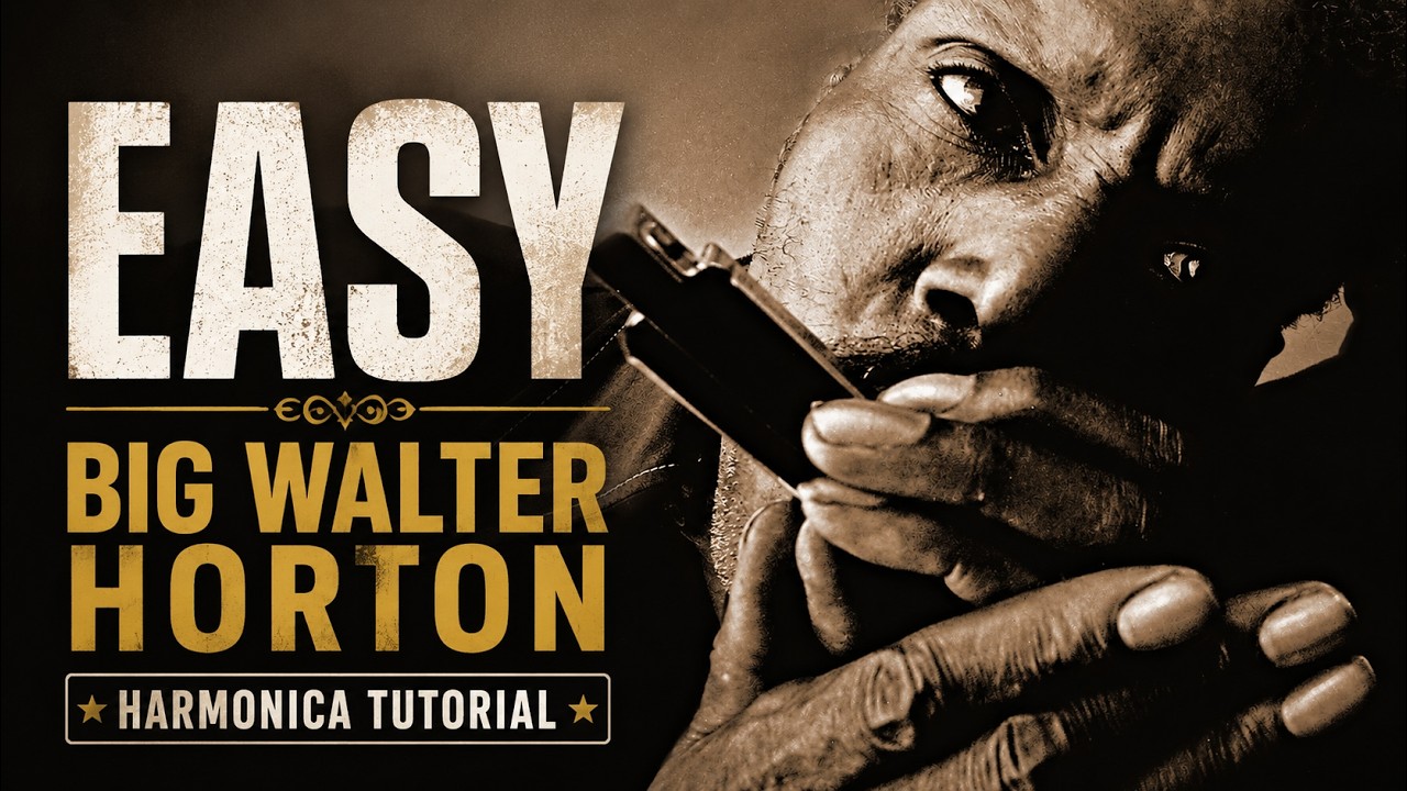 EASY Cómo tocar en ARMÓNICA Walter Horton