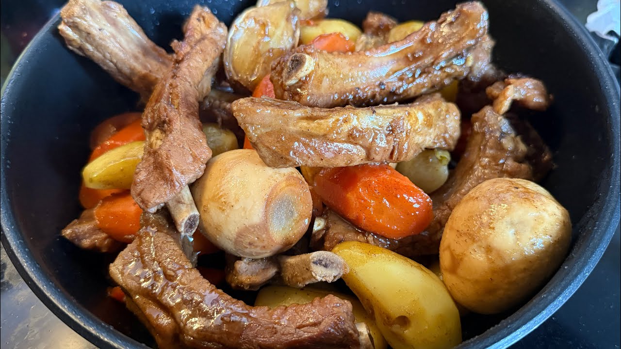 Asam manis iga b2 || côtes de porc aigres-douces ❤️