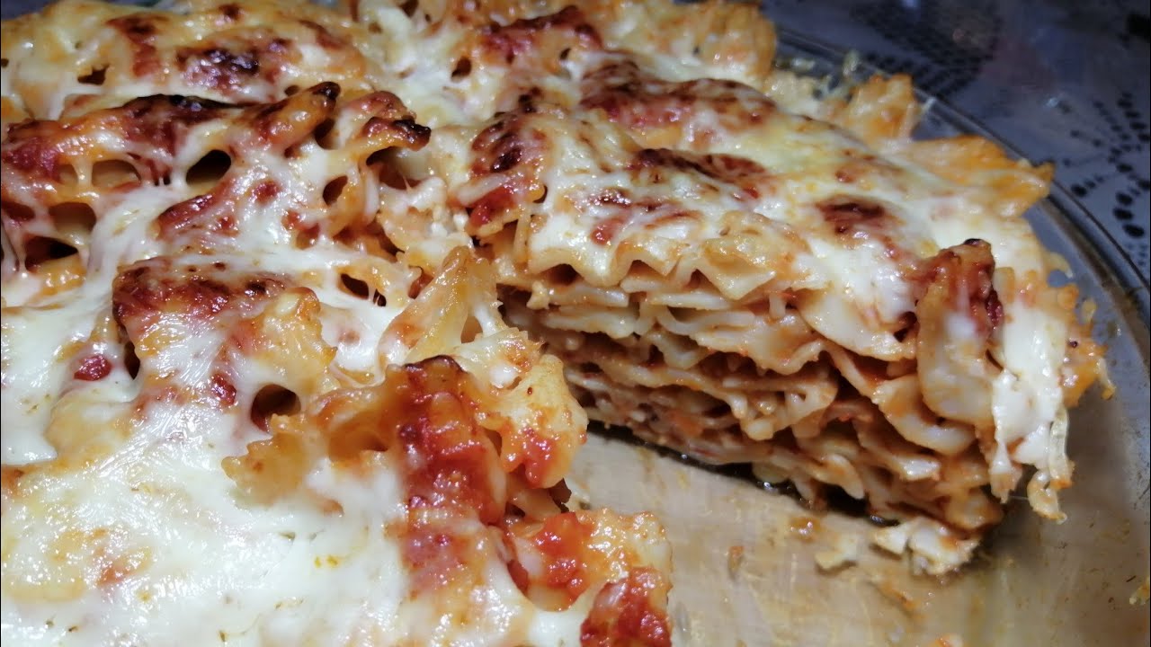 gratin de pâtes au four à la sauce tomate
