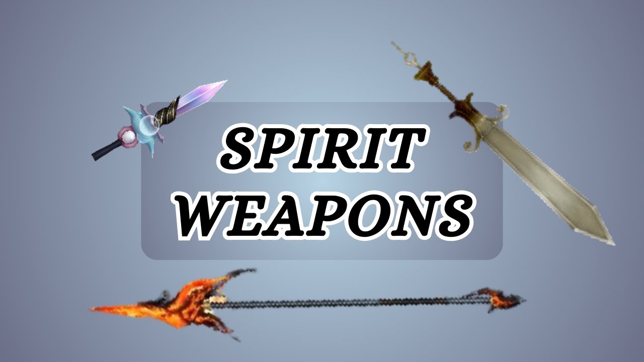 Spirit Wars (SW) Weapons | Alchemia Story Review