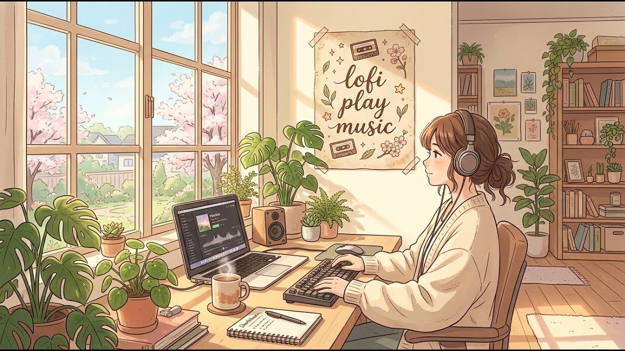햇살이 스며드는 시간, 당신의 지친 오전과 어지러운 마음을 안아줄 따뜻한 봄날의 Lofi