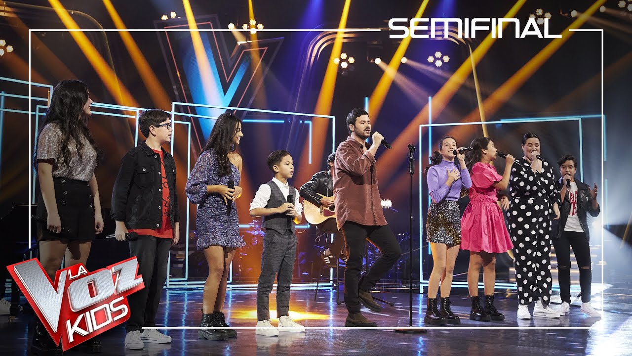 Taburete y los talents de Rosario y Yatra cantan 'Roto y elegante' | Semifinal | La Voz Kids 2023