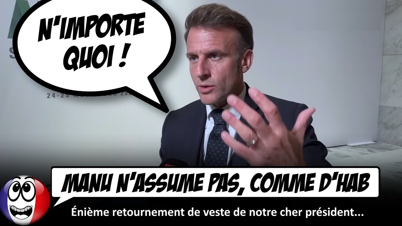 Macron se DÉGONFLE comme une baudruche...