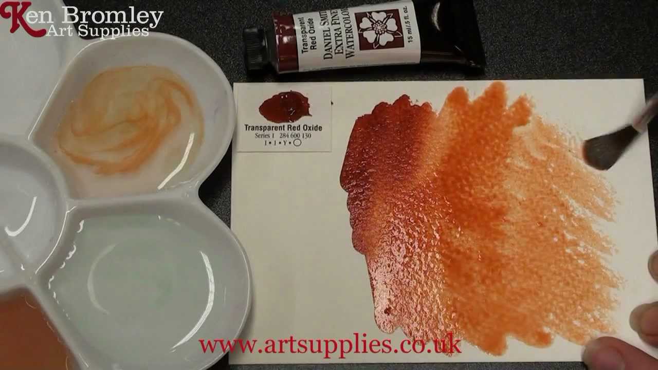 Daniel Smith Extra Fine Watercolour Transparent Red Oxide 130 Series 1