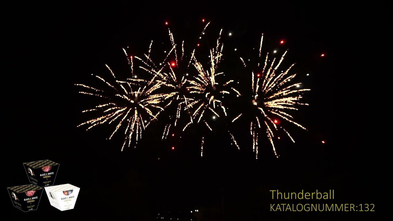 132 - 76.0390 Thunderball batteri sortiment - Firstclass fireworks