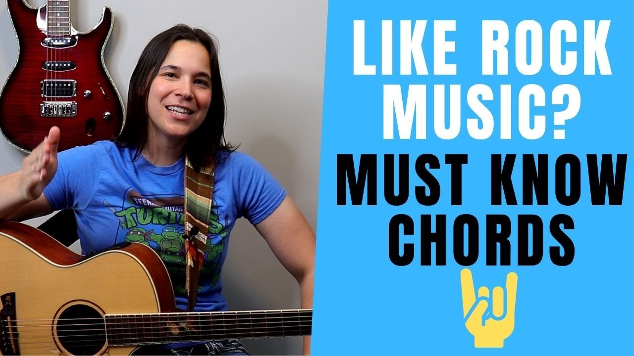 EASY Rock Guitar Chords - What Is A Power Chord Guitar Lesson