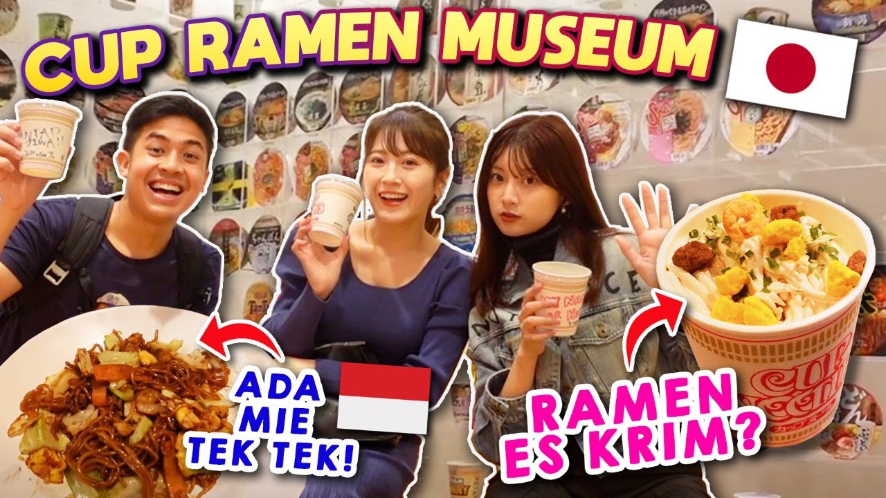 PERGI KE CUP NOODLE MUSEUM🇯🇵, ADA MIE GORENG INDONESIA!? FT. HITOMI & KURODA