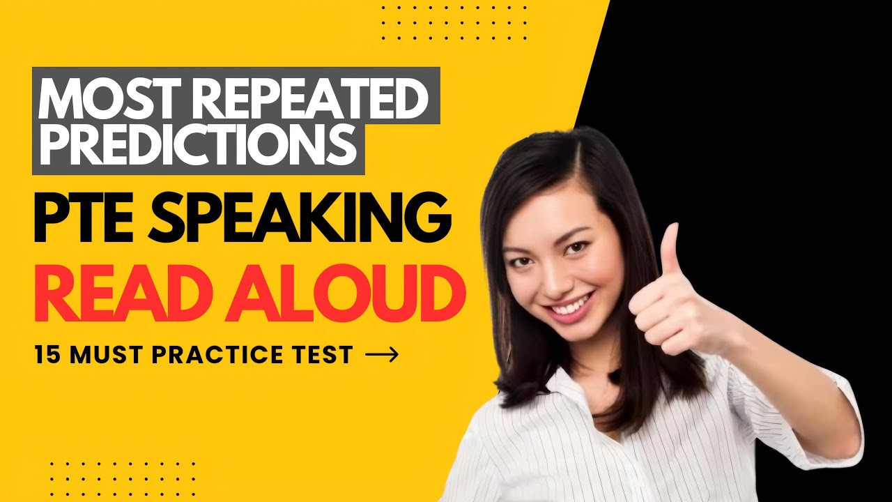 Read Aloud | PTE Speaking | Most Repeated Question | Must Practice Questions | Speaking Strategy