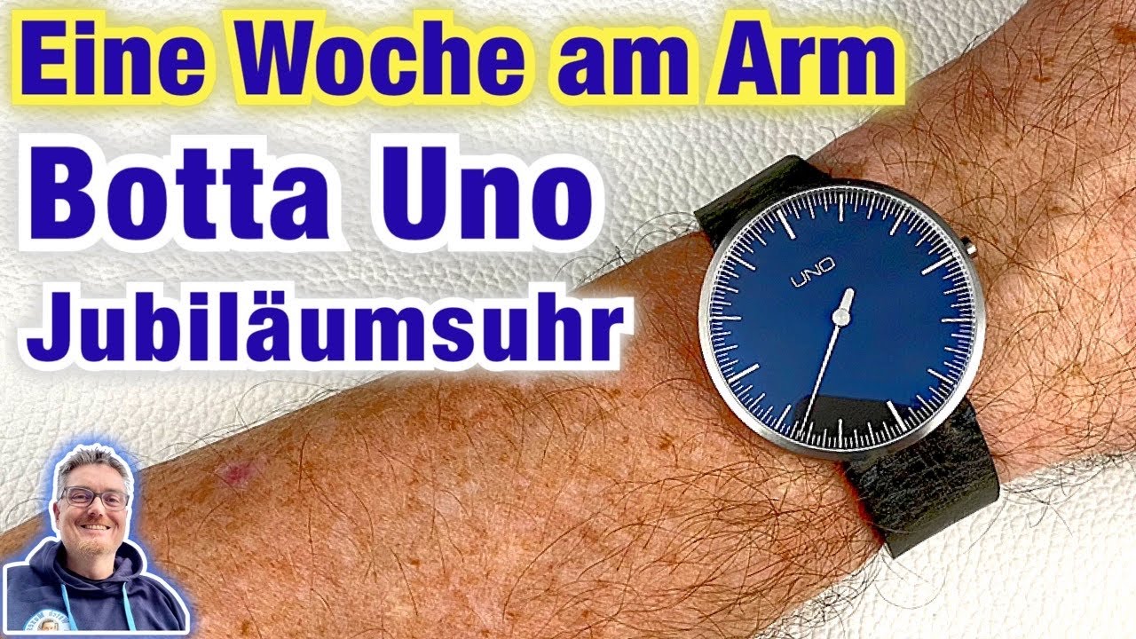 Diese Uhr verändert das Zeitgefühl - Botta UNO Einzeigeruhr | Eine Woche