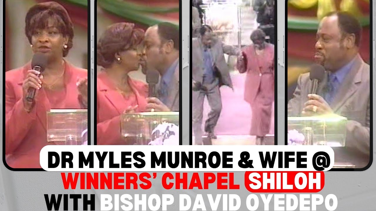 Dr. Myles Munroe's SURPRISE Wife Introduction at Shiloh with Bishop Oyedepo  WINNERS' CHAPEL @lfcww