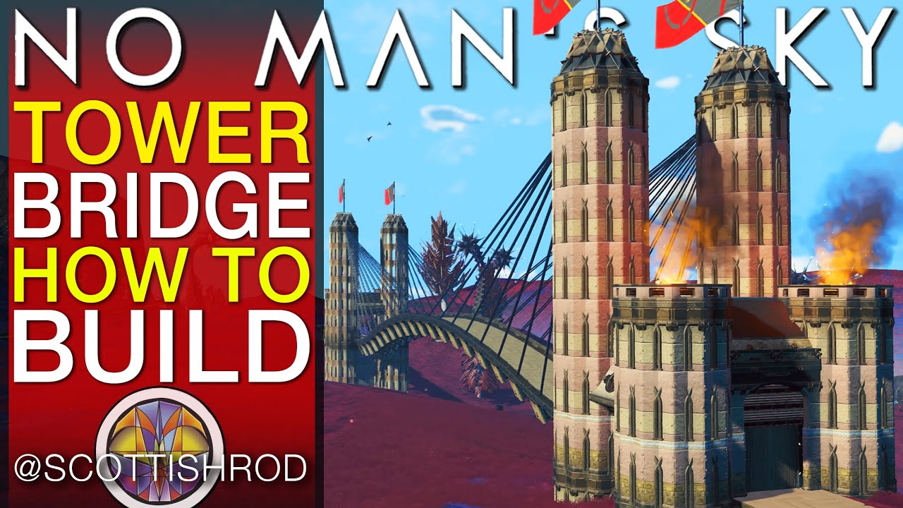 Как построить изогнутый мост — идеально гладкий изгиб — обновление No Man's Sky 2023 — NMS Scotti...