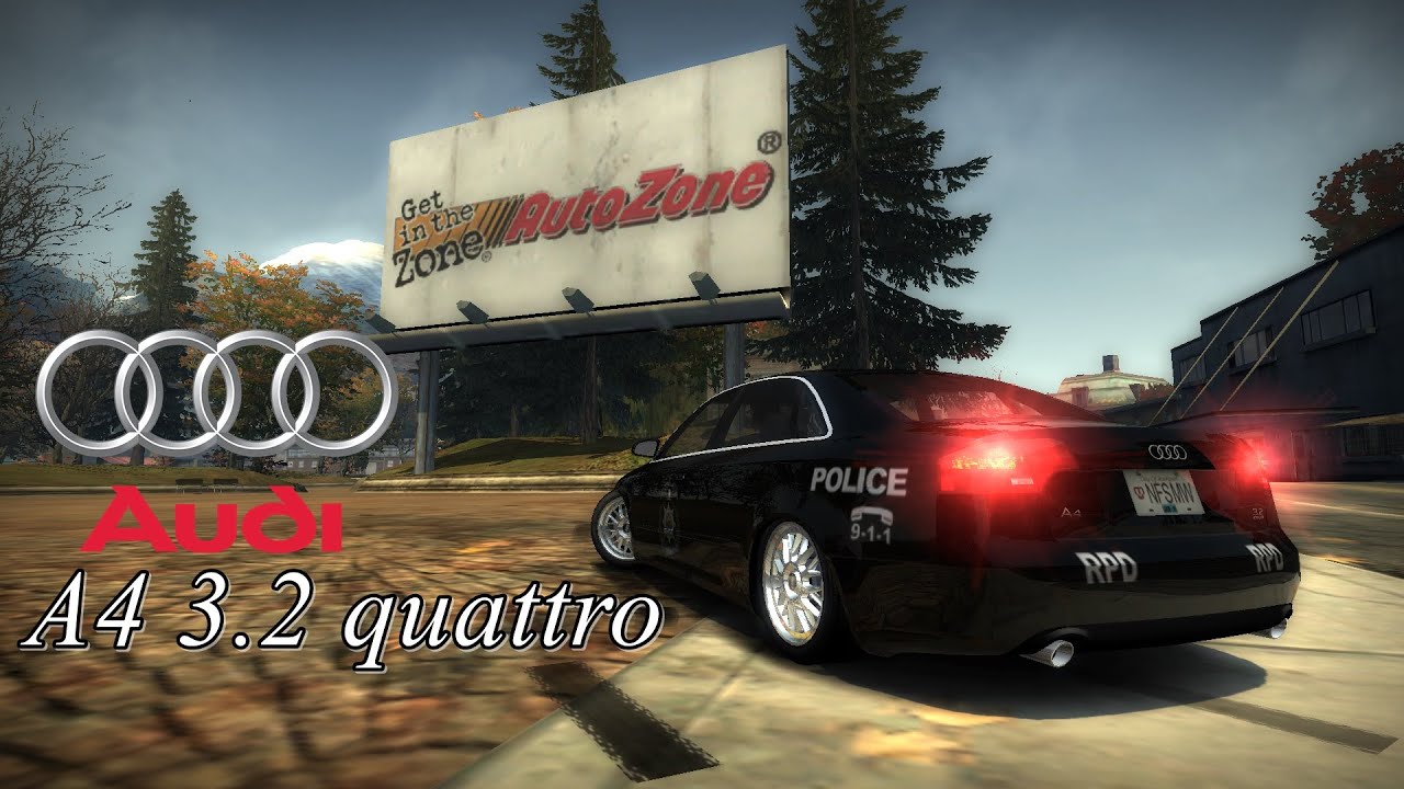 NFS MW Beating Razor With Audi A4 quattro (Junkman Parts)