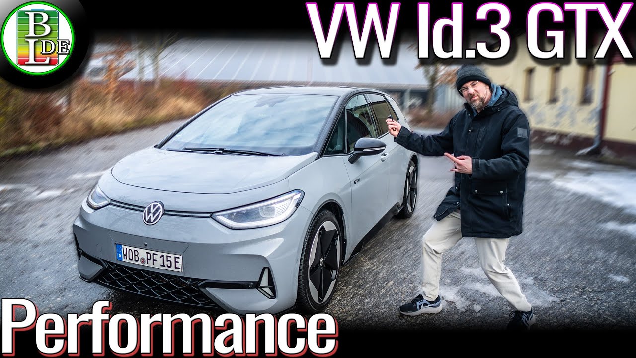 VW Id.3 GTX Performance - Test 🚀 240 kW, 0–100, Autobahn bis 200 km/h | Fahrbericht