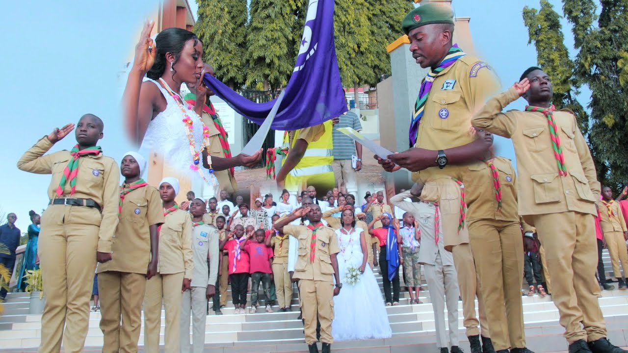 NOMA!! HARUSI YA SCOUT KAMA WANAJESHI TU, MBWEMBWE NYINGI' 'BIBI HARUSI KALA KIAPO''