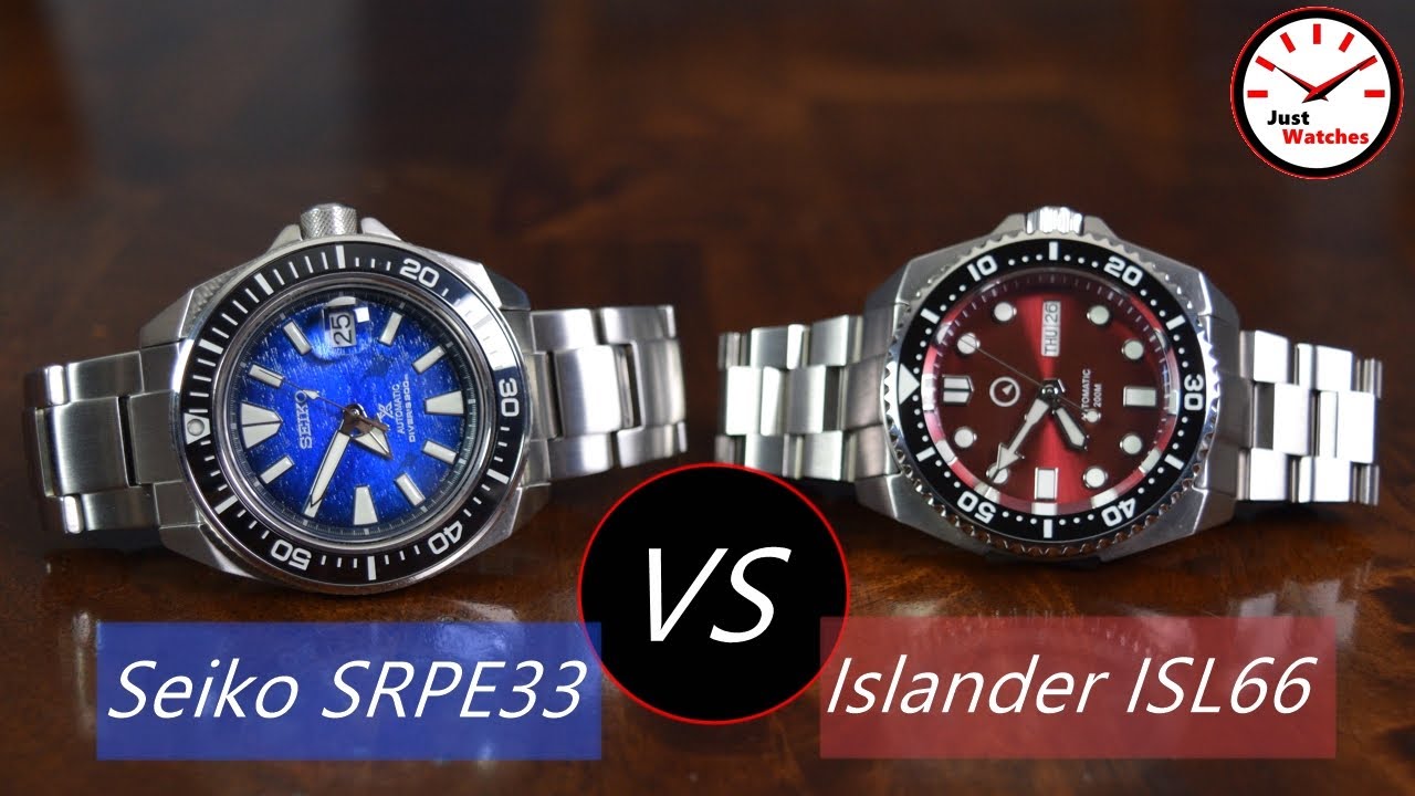 Islander ISL 66 v Seiko SRPE33 - A Tale of Two Samurai