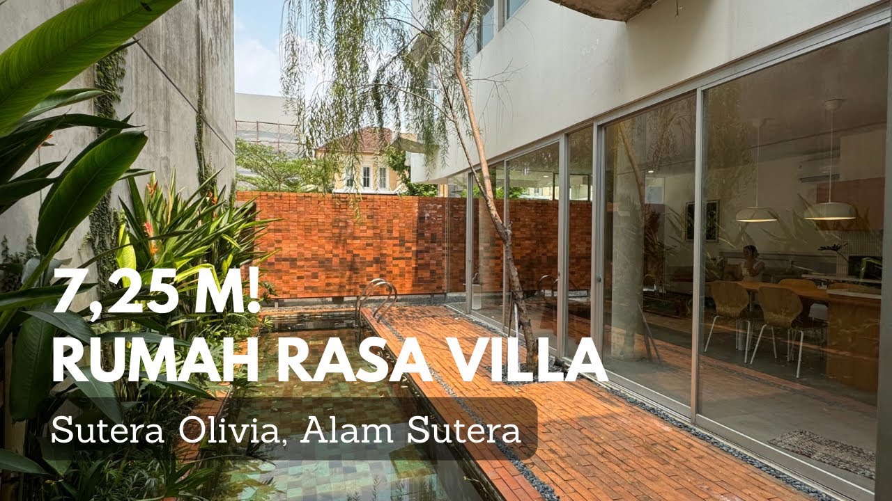 Rumah Mewah Rasa Villa di Alam Sutera | Sutera Olivia – Dijual/Disewa
