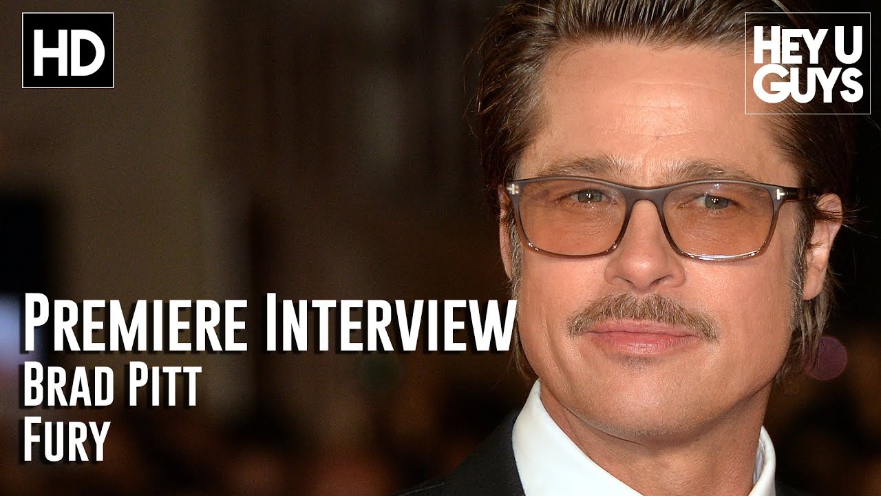 Brad Pitt Interview - Fury Premiere