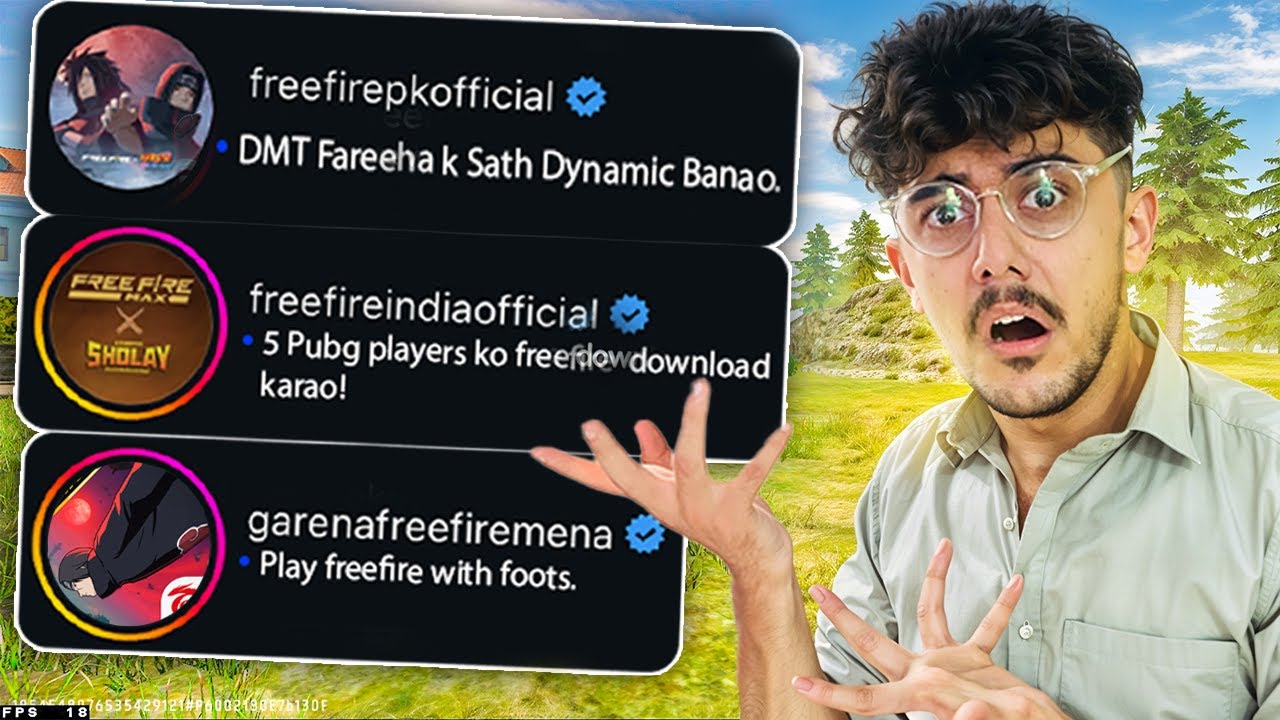 Every Country Official Free Fire Page Gave Me Impossible Dares!