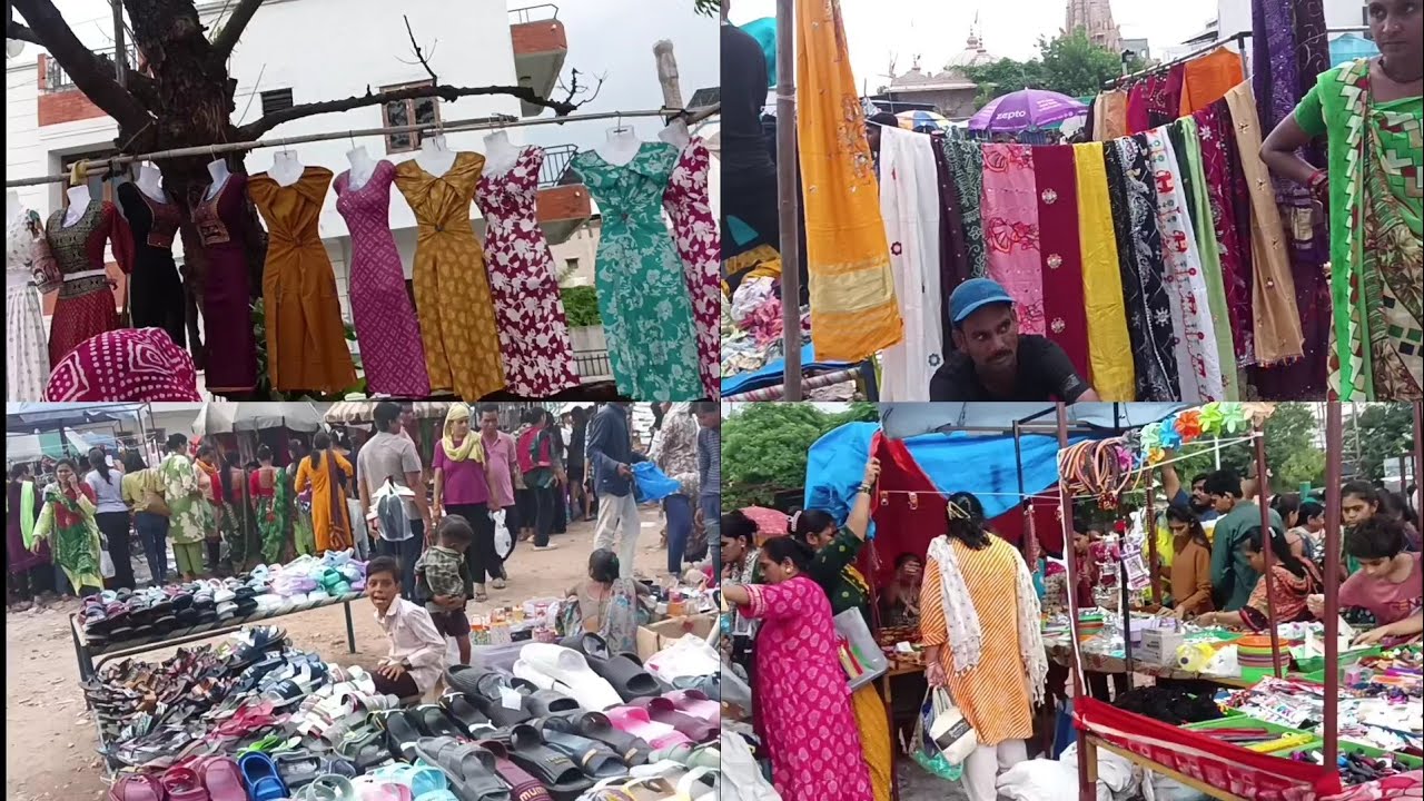 ₹20 માં વસ્તુ મળશે#वडोदरा में गुरुवार को स्थानीय बाजार#Guruwari market #wholesalemarket #shopping vi