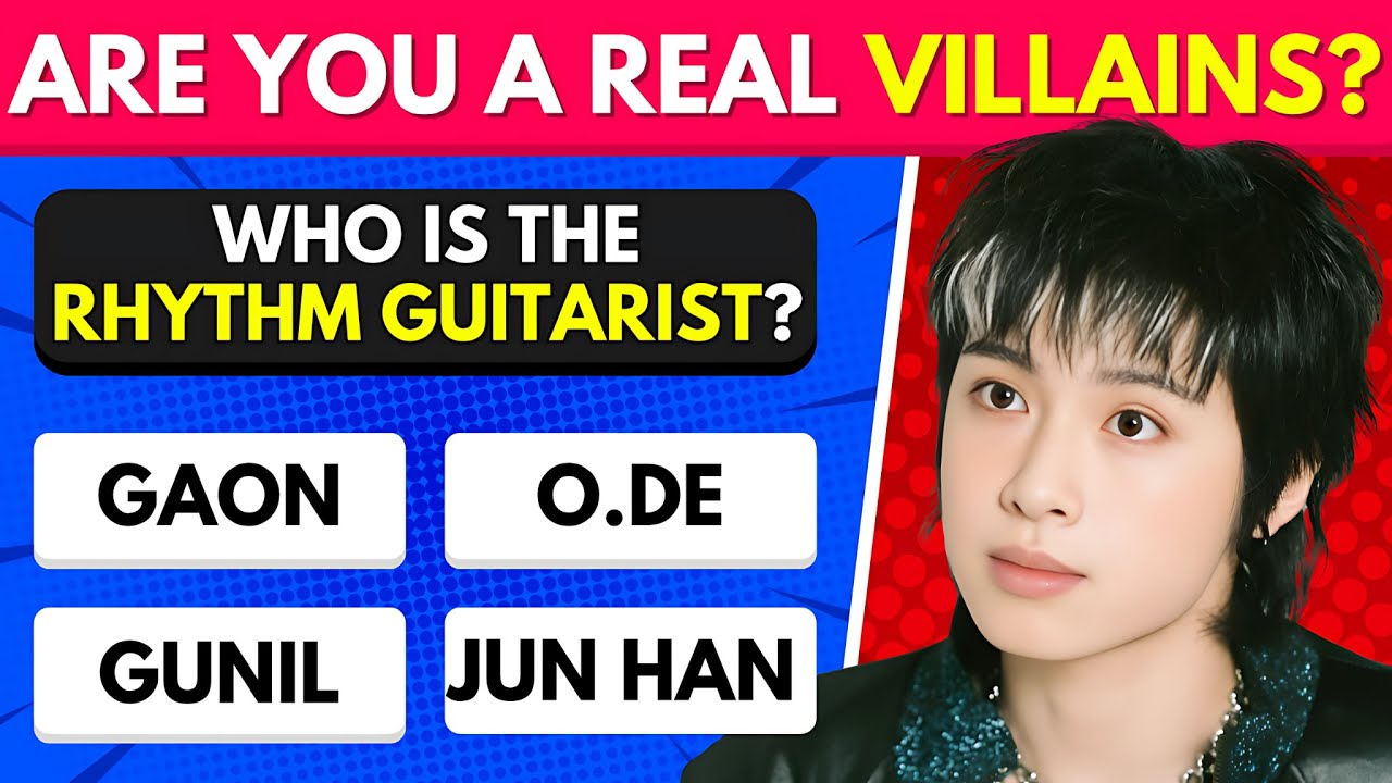 ВИКТОРИНА XDINARY HEROES: ТОЛЬКО НАСТОЯЩИЕ ЗЛОДЕИ ПРОЙДУТ ЭТОТ ЧЕМПИОНАТ! 🎸 | K-Pop Quiz Game 2025