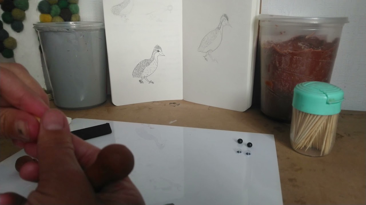 Taller de monitos de plastilina: Perdiz, ave corredora