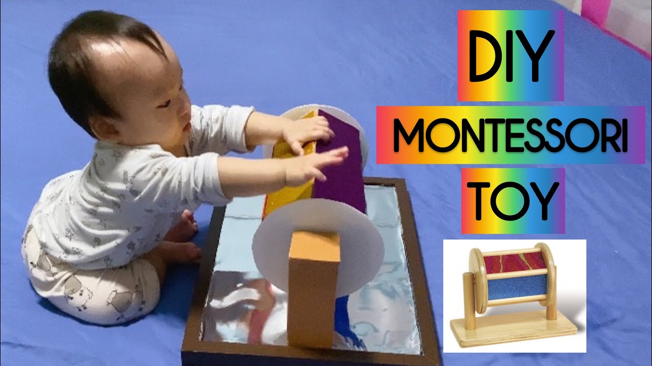 DIY Montessori toy-Spinning drum
